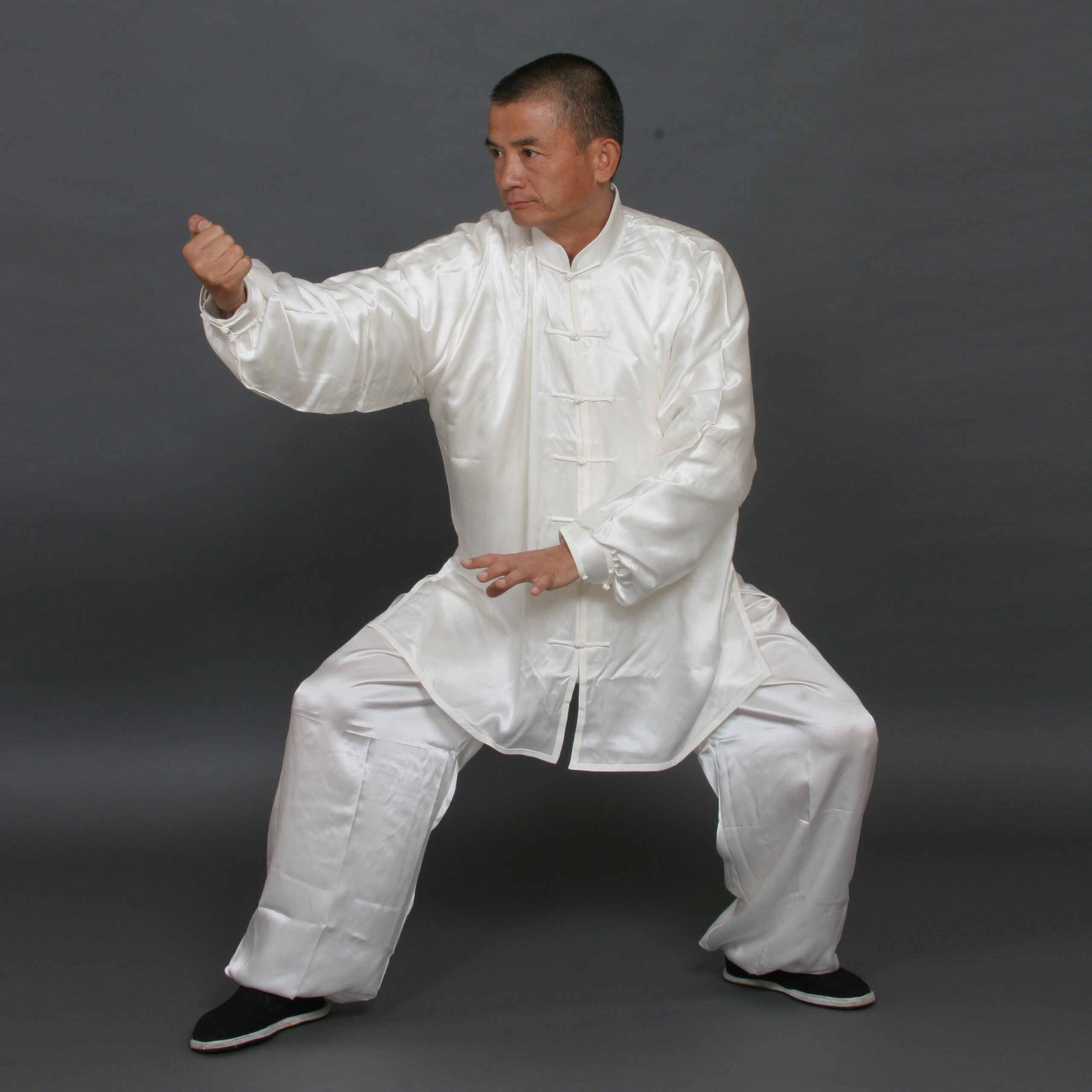 Il maestro Wang pratica Taijiquan